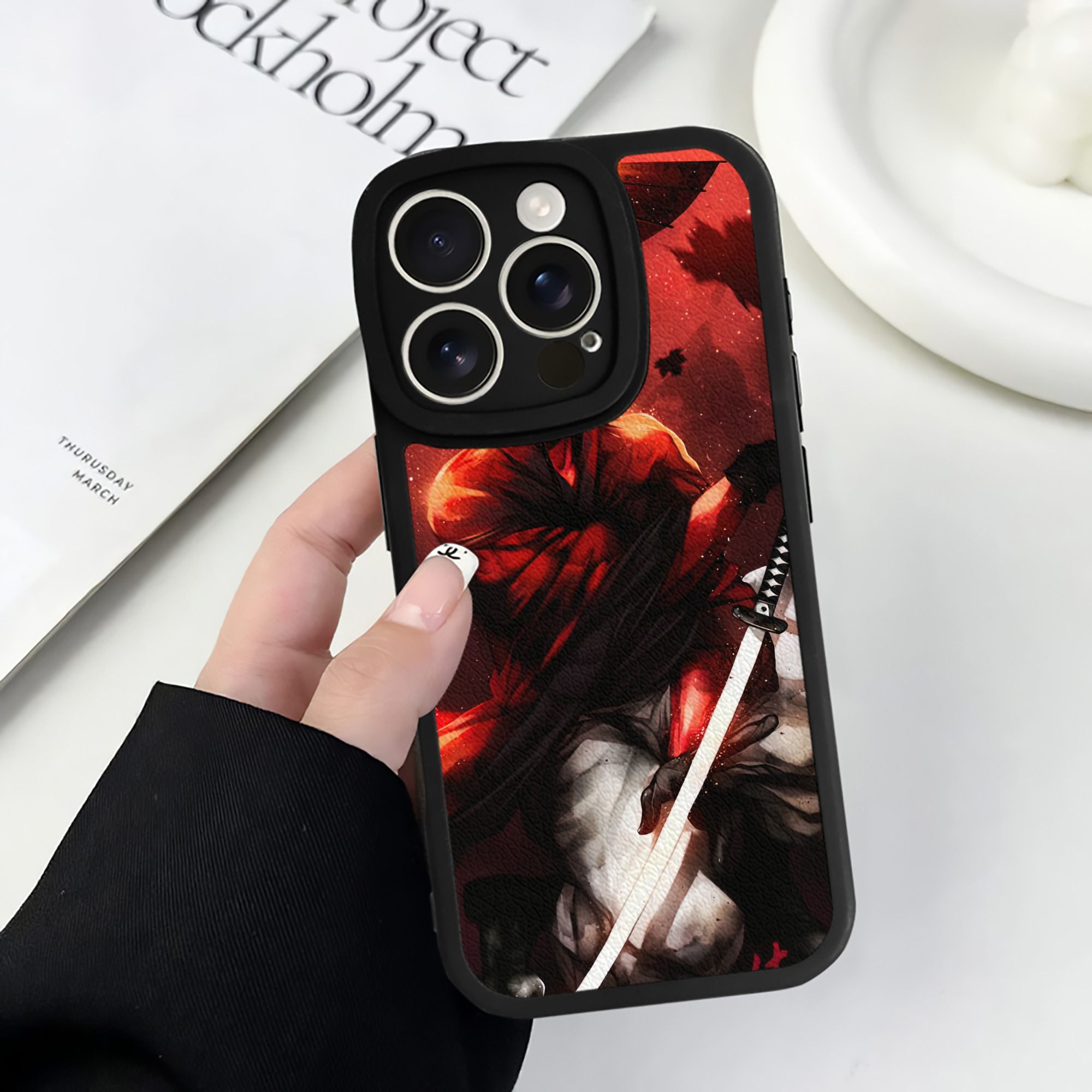 （画像用） Deadpool デッドプール 【iPhone 16シリーズ対応】シリコンスマホケース（レザー調） 材質：シリコン